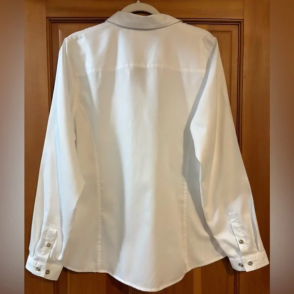 Orvis White Long Sleeve Open-Air Caster Shirt Designed for Outdoor Performance - Picture 10 of 12